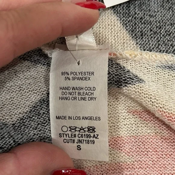 Aztec Patterned Cardigan-Multicolor NWT Size Small - Picture 4 of 6